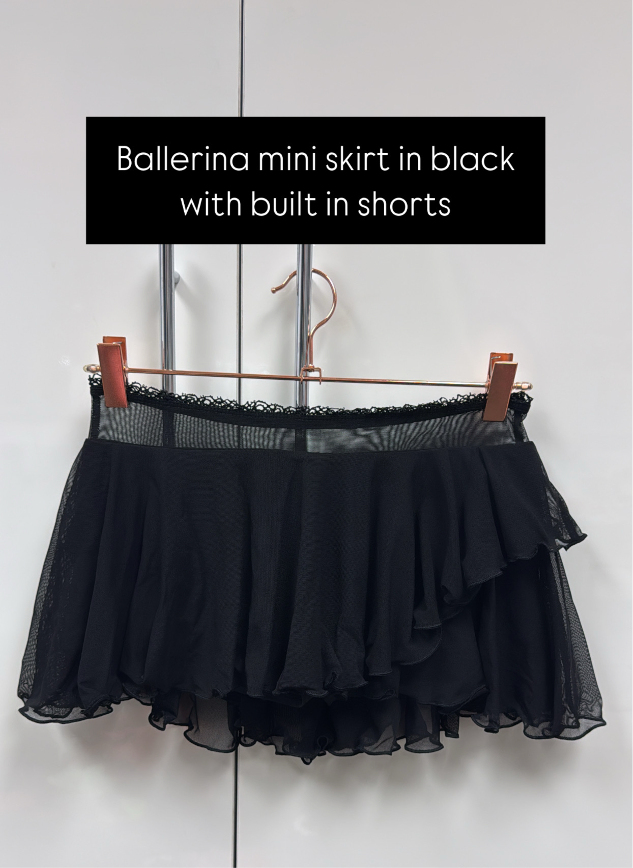 Ballerina skirt with built in shorts size 10