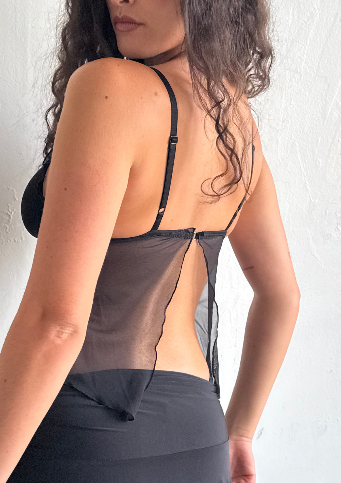 The Angel Top In Black (fuller bust)