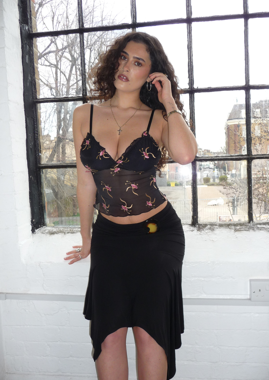 The Amelia Embroidered Fuller Bust Top
